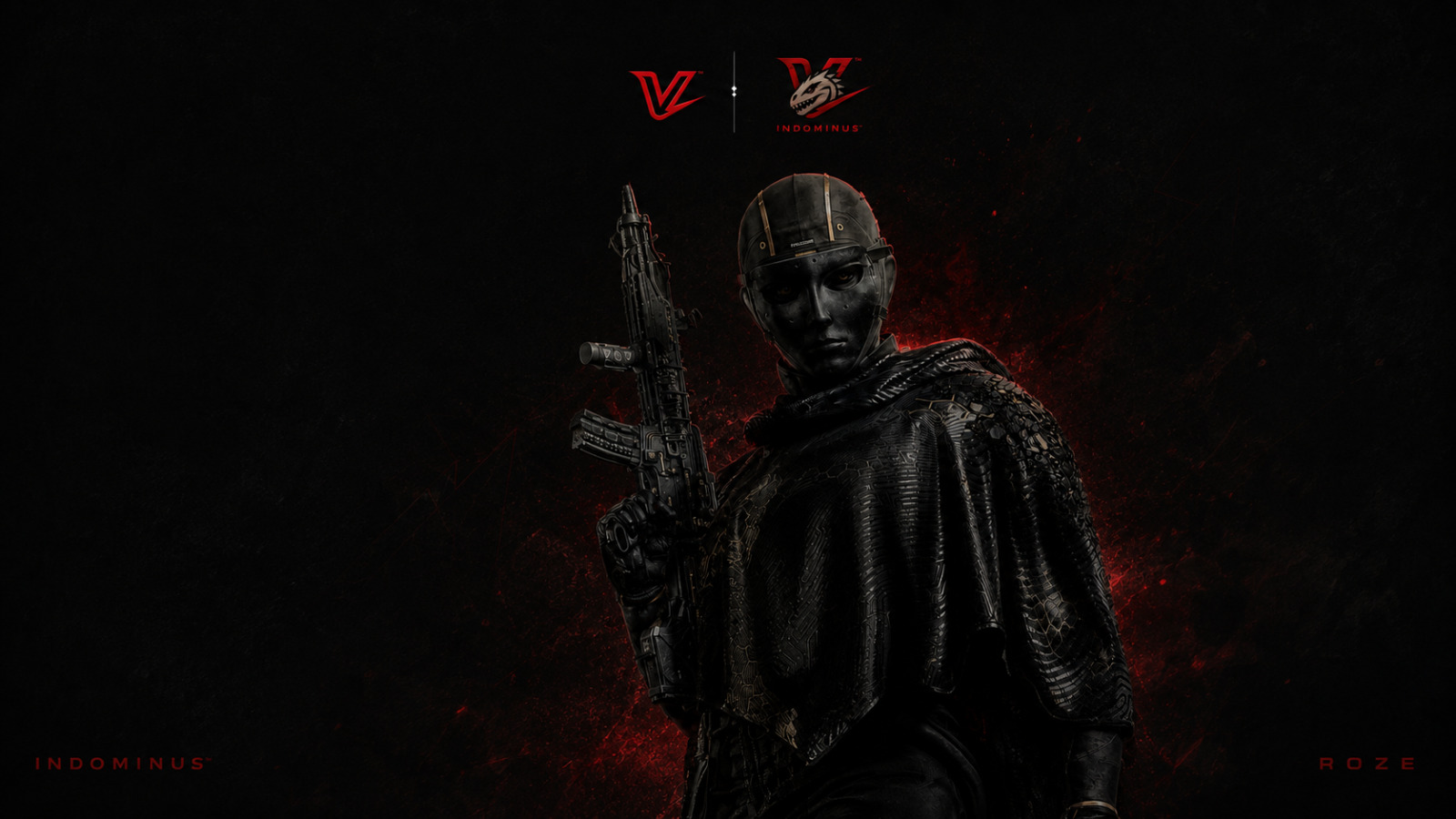 Wallpaper oficial ROZE — DISCIPLINE para desktop